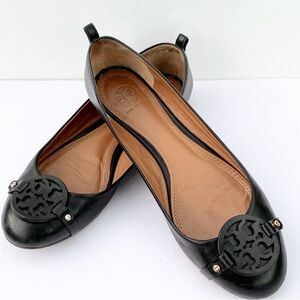 Tory Burch Black Flats 9.5